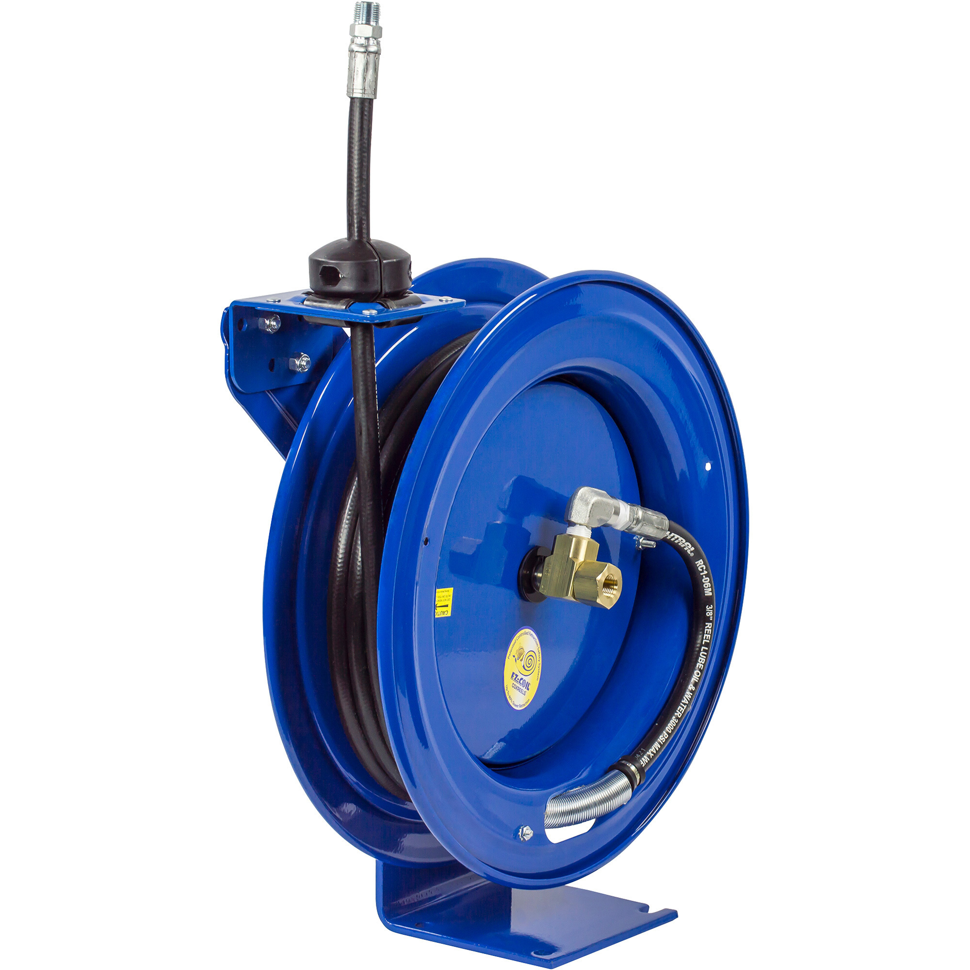 Coxreels Retractable Oil Hose Reel, 1/2in. x 25ft. Hose, 2500 PSI, Model# EZ-P-MP-425